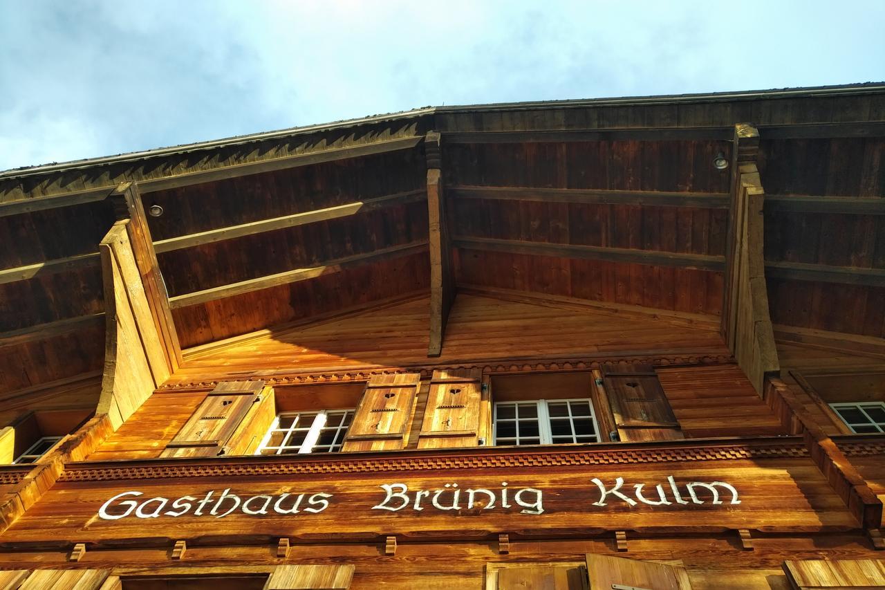 Hotel Gasthaus Brünig Kulm Brunig Pass Exterior foto