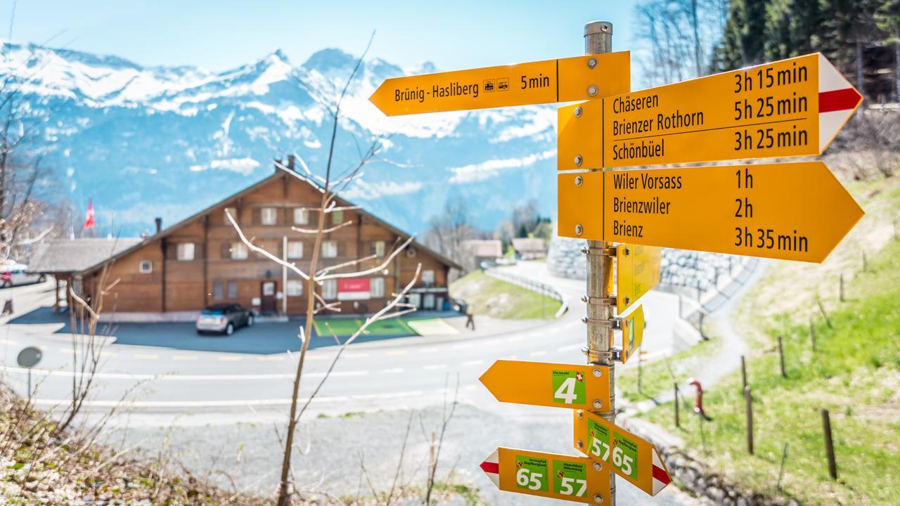 Hotel Gasthaus Brünig Kulm Brunig Pass Exterior foto